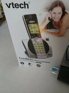 VTech CS6919-2 DECT 6.0 Expandable Cordless Phone Silver Landline w/ caller id - Picture 1 of 12