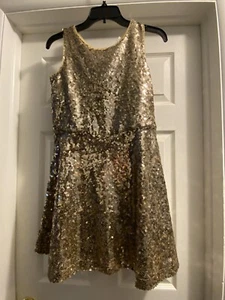 GAP 4 Girls Sparkly dresses size XXL & 14, worn only once, excellent condition!! - Picture 1 of 12