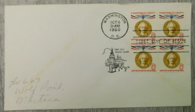 First Day Of Issue Ignacy Jan Paderewski 1960 DC Vintage Stamp Envelope Cover - Image 1 of 4