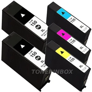 Paquete de 5 cartuchos de tinta 150XL nuevos para Lexmark Pro715, Pro915, S315 S415 S515 150 - Imagen 1 de 1