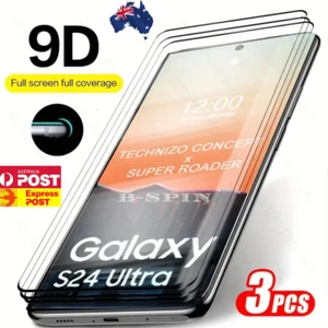 3XFor Samsung Galaxy S25 S24 Ultra/S24+ Tempered Glass Screen Protector HD Clear - Picture 1 of 12