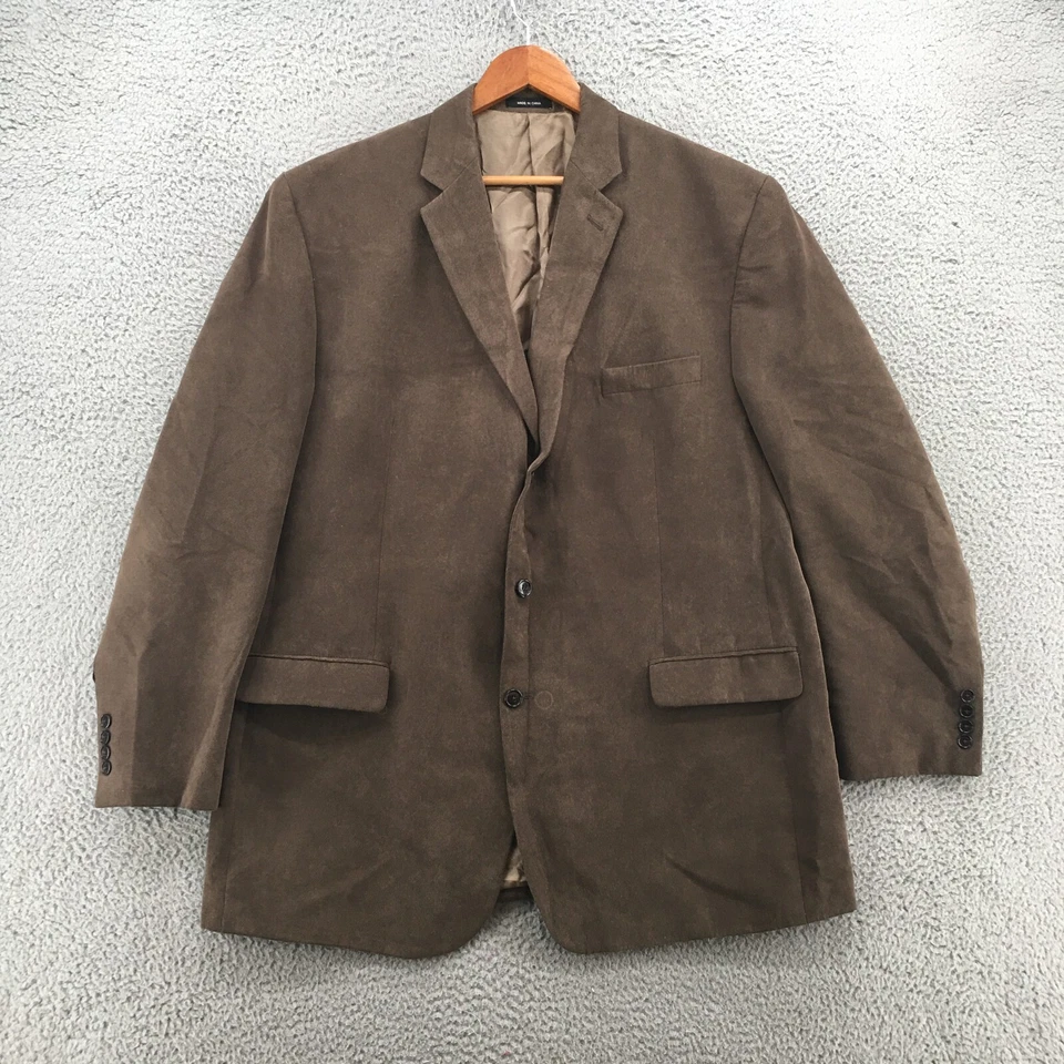 Chaqueta Blazer Calvin Klein Pana Mujer 48L Marrón Manga Larga Cuello Informal Foto 1 de 4