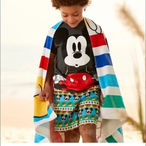 Mickey Mouse Trunks Kids Size 11/12 Disney Tropical Swimming For Summer UPF 50 + - Picture 1 of 10