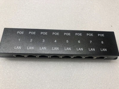 POE passive injector 8 port 12 - 56 volt for CCTV VOIP IP CAMERA WIFI - Image 1 of 4