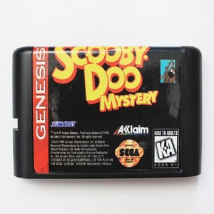 Scooby Doo Mystery 16 bit SEGA MD Game Card For Sega Mega Drive For Genesis