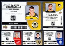 2018-19 UD MVP NHL Player Credentials Access **** PICK YOUR CARD **** From LIST