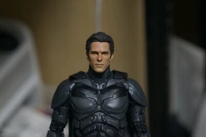 1/12 Mcfarlane Darkknight Batman cabeza pintada a medida - Imagen 1 de 3