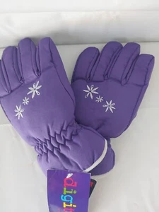 New Purple Digits By Aquarius Ltd Thinsulate Insulation 40 Gram Girls Gloves... - Picture 1 of 5