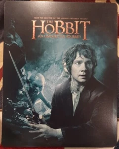 THE HOBBIT AN UNEXPECTED JOURNEY LIMITED EDITION STEELBOOK BLU-RAY FILM BLURAY - Picture 1 of 4