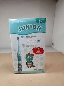 Vekkia Junior Sonic Electric Toothbrush Rechargeable 3+ New Sealed Dragon Lord - Picture 1 of 11