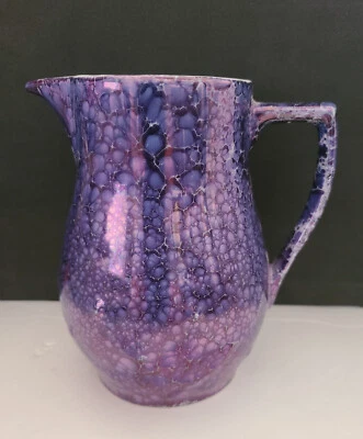 Jarra vintage Retsch Co RCW azul iridiscente Wunsiedel Baviera Alemania Foto 1 de 4