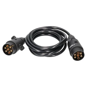 Trailer Light Electrics 1.5m Extension Cable Lead Male to Male 7 Pin Plugs - Picture 1 of 3