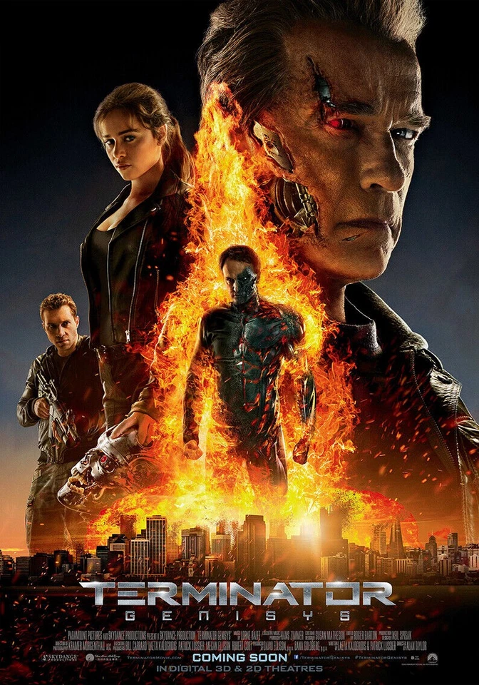 Terminator Genisys (2015) Affiche de film POSTER Arnold Schwarzenegger #279 - Photo 1/1