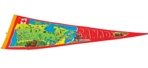 Canada pennant all providences/territories North America North - Picture 1 of 1