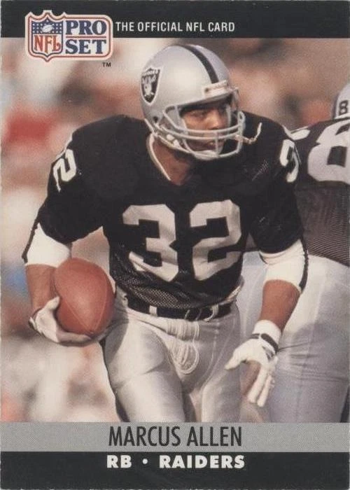 Marcus Allen 1990 Pro Set Card 538 - Image 1 of 1