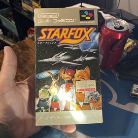 boxed NINTENDO SFC STARFOX US Seller