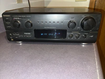 Technics Model SA-AX720 Stereo Surround Receiver 100 Watt 6 Channel Tested/Works - Image 1 of 4