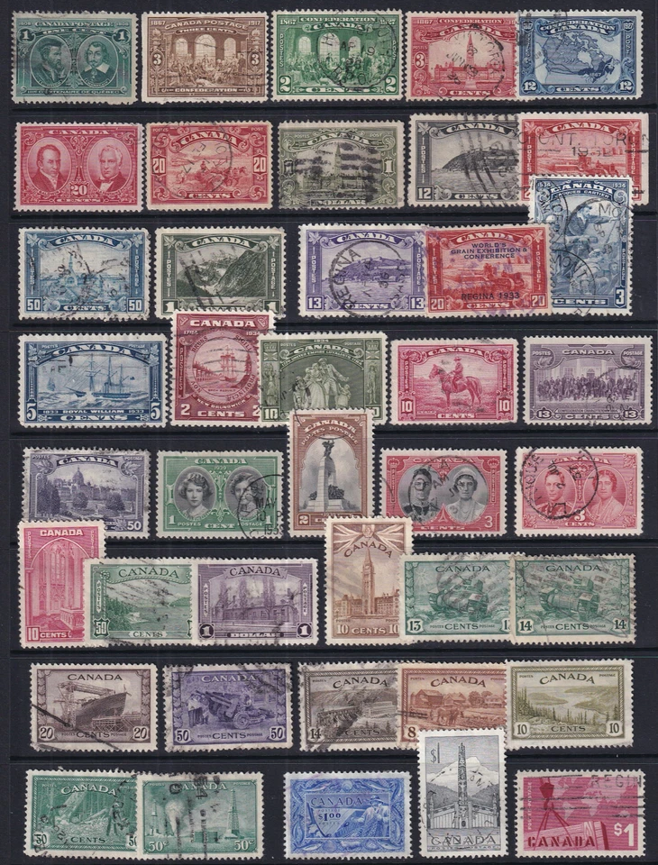 Canada Early Used Lot of Commemoratives - Image 1 of 1