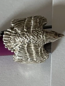 Sterling Silver Raven/Crow Ring, size 9. / .43 ounces - Picture 1 of 8