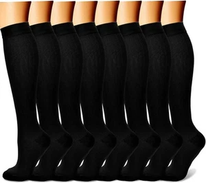 CHARMANTE Kompressionsstrümpfe für Damen & Herren Kreislauf (8 Paar) 15-20 mmHg LG - Bild 1 von 6