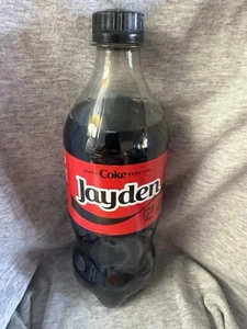 Share A Coke with Jayden 2025 Personalized Gift Coca Cola Bottle 20oz Coke Zero - Picture 1 of 1