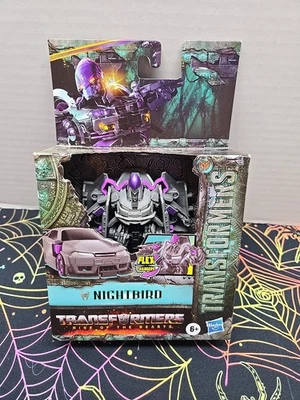 Hasbro Transformers Rise of the Beasts Nightbird Flex Changer Action Figure NEW - Image 1 of 4