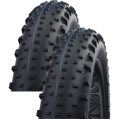 2 Pack Schwalbe Jumbo Jim Tire 26 x 4.8 Tubeless Folding Black Evolution - Image 1 of 2