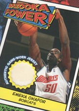 2005-06 Topps Bazooka Power Relics #EO Emeka Okafor JERSEY