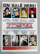 Pioneer Comics Promo Poster 22" x 16" Prince Valiant Modesty Blaise