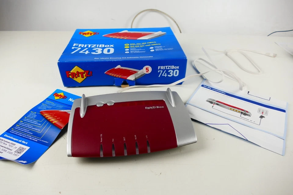 Fritz!Box 7430 WLAN DSL Router W-3469 - Bild 1 von 4