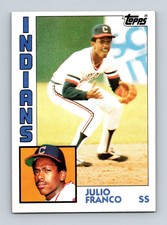 1984 Topps Head-In-Box Proofs #NNO Julio Franco