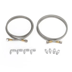 Transmission Cooler Hose Lines Kit For TH350 700R4 TH400 52" Length - Picture 1 of 9
