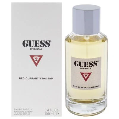 Guess Originals Tipo 2 Grosella Roja y Bálsamo para Unisex 3.4oz Eau De Parfum Spray Foto 1 de 4
