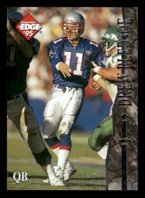 1995 Collector's Edge Excalibur #121 Drew Bledsoe New England Patriots - Image 1 of 2