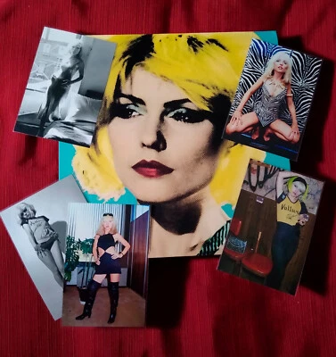 Debbie Harry, блондинка, холщовый принт 12x12, растянутая, готовая к повешению, плюс фотографии - Изображение 1 из 4
