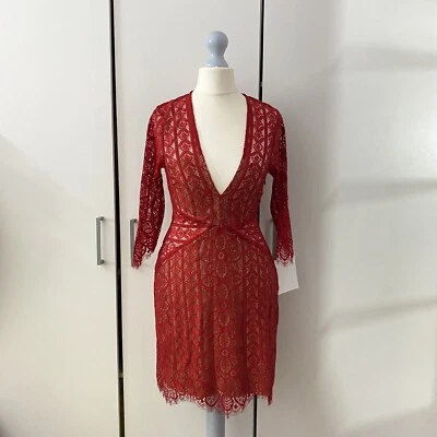 For Love & Lemons Lyla Cocktail Mini Lace Dress Size XS - Image 1 of 4