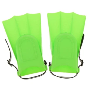 Short Flippers Open Heel Swim Diving Fins Swimming Equipment - Picture 1 of 5