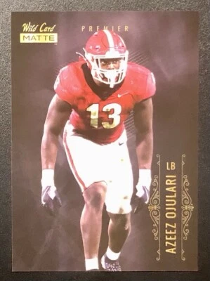 2021 Wild Card MATTE - Azeez Ojulari #MBC-43 Retail Black (RC) - Image 1 of 2