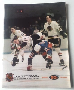 Oakland Seals vs Minnesota North Stars Program 2/28/68 Oakland 1er año NHL - Imagen 1 de 4