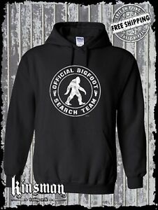 Official Bigfoot Search Team Hoodie Sweatshirt / Sasquatch Research Rescue