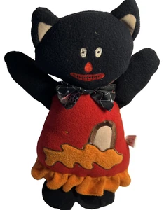 Plush Appeal LLC “Home Of Mardi Grass Plush " USA Halloween Black Cat Plush Doll - Picture 1 of 8