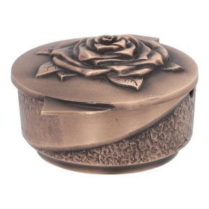 Verzierte Weihwasserschale aus Bronze Weihwasserkessel Weihkessel Grabschmuck - Bild 1 von 1