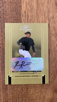 2005 Donruss Classics AUTO #/1200 Paulino Reynoso RC White Sox - Image 1 of 2