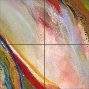 Ceramic Tile Mural Backsplash Cook Colorful Abstract Art GCS068 - Bild 1 von 5
