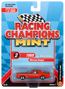 2021 NEW 1:64 RACING CHAMPIONS MINT Orange 1969 Mercury Cougar *NIP*