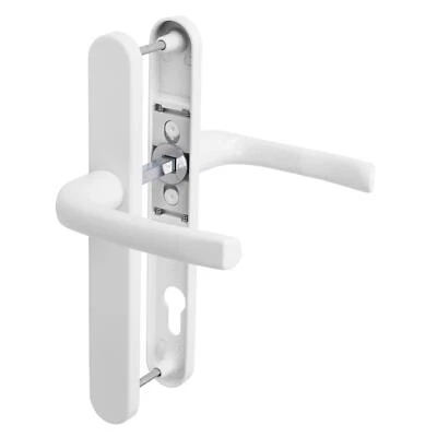 Mila Prolinea 92PZ Blank Exterior UPVC Door Handle Lever Pair 211mm Screw Centre - Image 1 of 3