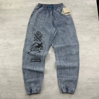 Винтажный 90-х Gitano 8000 лет Sandkicker брюки размер XL синий бегунов совершенно новый - Изображение 1 из 4