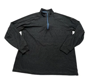 Straight Down Mens Jersey Comfort 1/4 Zip Pullover Size XL Glen Oaks Country - Picture 1 of 6