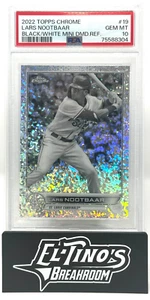 LARS NOOTBAAR 2022 Topps Chrome RC Black & White Mini Diamond Ref #19 PSA 10 - Picture 1 of 2