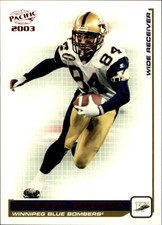 2003 Pacific CFL Red #100 Robert Gordon